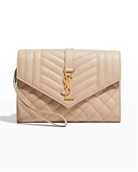 ysl monogram clutch price|YSL evening clutch.